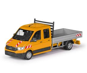 MAN TGE 4.180 Transporter Pritsche, orange 