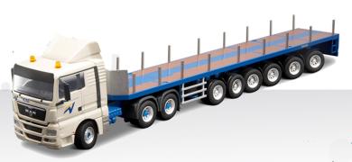 MAN TGX XL 3achs with 6axle Goldhofer Lowloader DLZ6 "VOSS" 