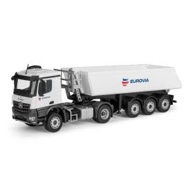 MB Actros 4x2 mit SCHMITZ Kippauflieger "Eurovia" 