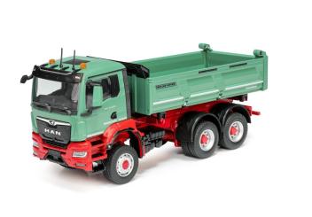 MAN TGS NN 3axle with MEILLER Tipper Trigenius, green 