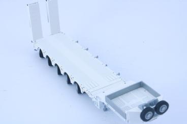 DOLL 5axle Tele-lowboy, white 