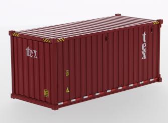 20´ Dry good sea container "TEX" 