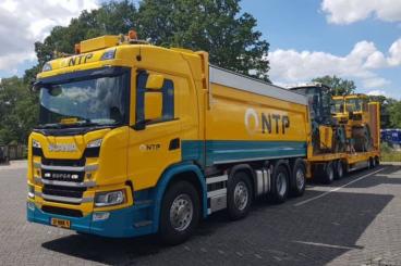 SCANIA G 8x2 Tipper with 4axle Drawbar Trailer "NTP" 