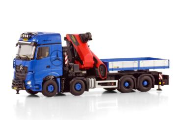 MB Actros MP5 4achs mit PALFINGER PK1650, blau 