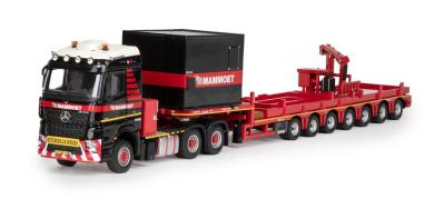 MB Actros 6x4 with NOOTEBOOM 7axle MCOS Ballasttrailer "Mammoet" 