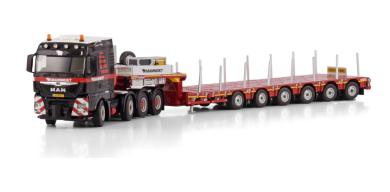 MAN TGX 8x4 mit Nooteboom Manoovr 6achs Tieflader "Mammoet" 
