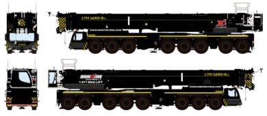 LIEBHERR 8achs Autokran LTM1650-8.1 "Maxim Crane" 