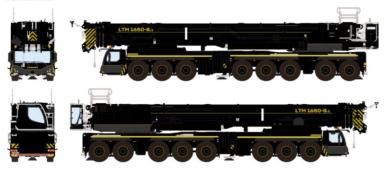 LIEBHERR 8achs Autokran LTM1650-8.1 "Schwarz-Gold Edition" 