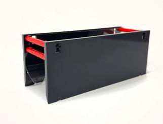 GME Schallungsverbau, rot 12,3 x 4,5 x 1,8 cm, grau-rot 