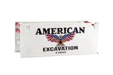 GME Trench Box, red 12,3 x 4,5 x 1,8 cm "American Excavation" 