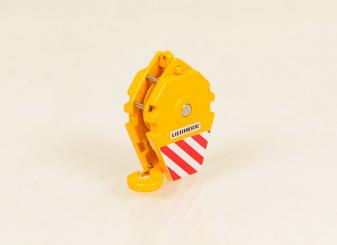 41t hook with 1 sheaves, yellow-red 