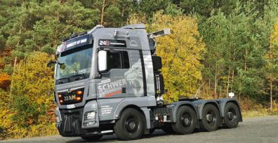 MAN TGX 41.640 4axle Heavy Haulage Truck, grey 