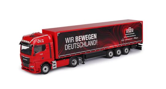 MAN TGX GX with SCHWARZMÜLLER Trailer "Wir bewegen Deutschland" 