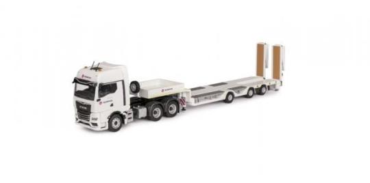 MAN TGX GM 6x4 mit 3achs GOLDHOFER Tieflader Stepstar "Eurovia" 