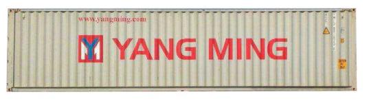 Semitrailer EU with 40feet Container "YANGMING" 