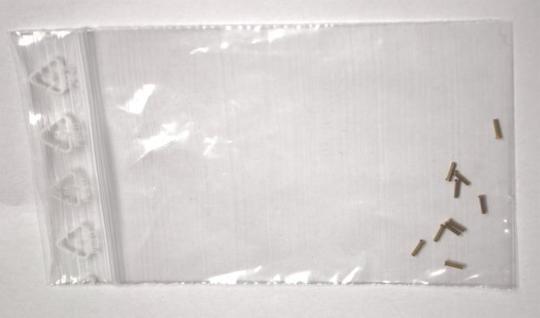 10 Rohrnieten A1 x 0,2 x 4,5 mm, blank, Messing, DIN 7340 