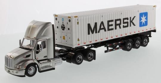 PETERBILT 579 mit 40' Kühlcontainer "MAERSK" 