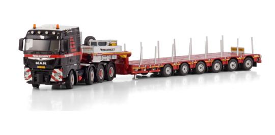MAN TGX 8x4 mit Nooteboom Manoovr 6achs Tieflader "Mammoet" 