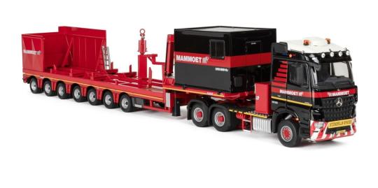 MB Actros 6x4 with LTM1650 Servicetrailer "Mammoet" 