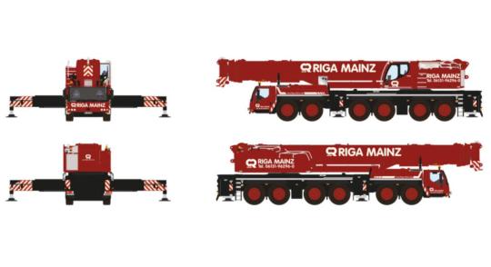 LIEBHERR 6axle Mobile Crane LTM1350-6.1 "RIGA Mainz" 