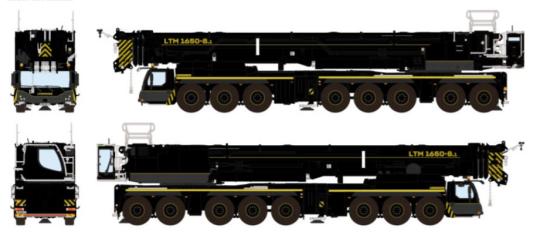 LIEBHERR 8achs Autokran LTM1650-8.1 "Schwarz-Gold Edition" 
