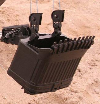 Schaufel von Bucyrus 495 als Ladung 