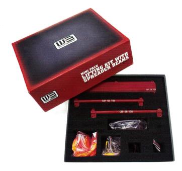 Hebeset breit 49 Teile, rot 