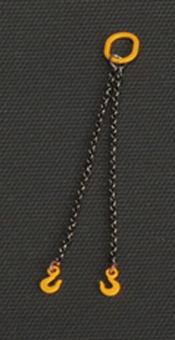 2 Gehänge 4 cm, gelb 